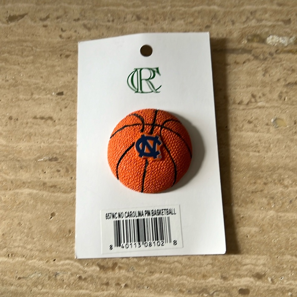 Ten North Carolina Tarheels Basketball Pins NWT